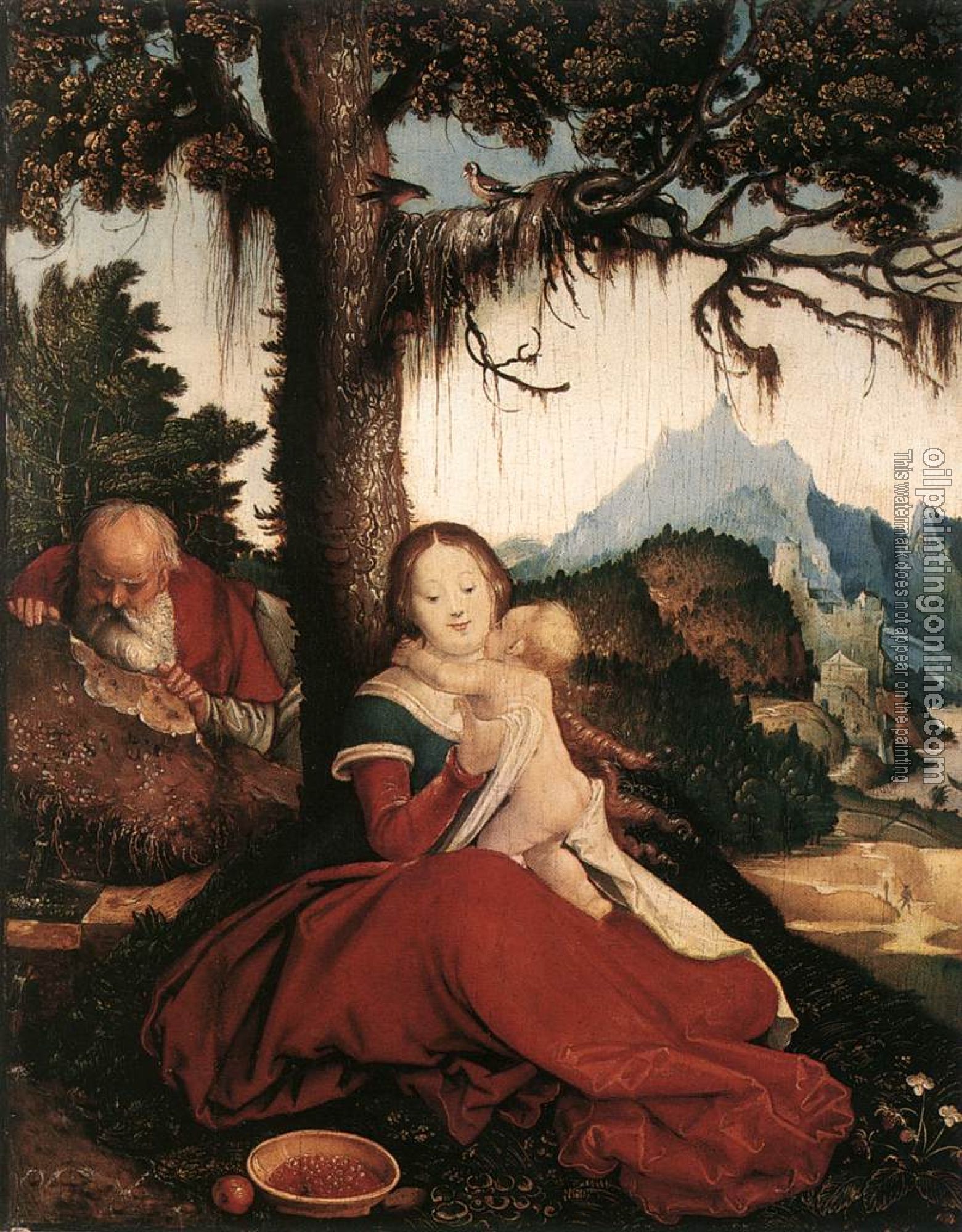 Grien, Hans Baldung - Rest on the Flight to Egypt